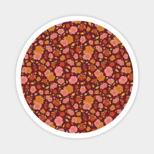 Groovy Floral Magnet